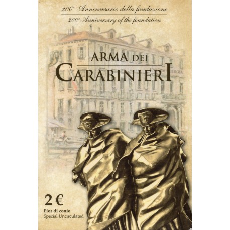 ITALIEN - 2 EURO 2014 - 200 JAHRE DER CREATION DER CARABINIERI'S ARMY