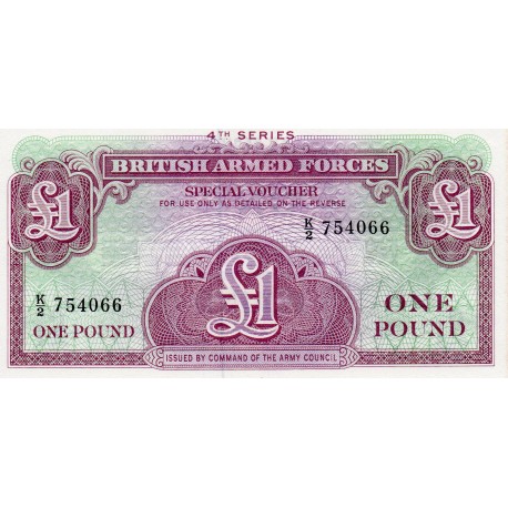 GROSSBRITANNIEN - PICK M36 - 1 POUND - UNDATIERT (1962) - 4. SERIE