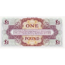 GREAT BRITAIN - PICK M36 - 1 POUND - UNDATED (1962) - 4TH SERIE