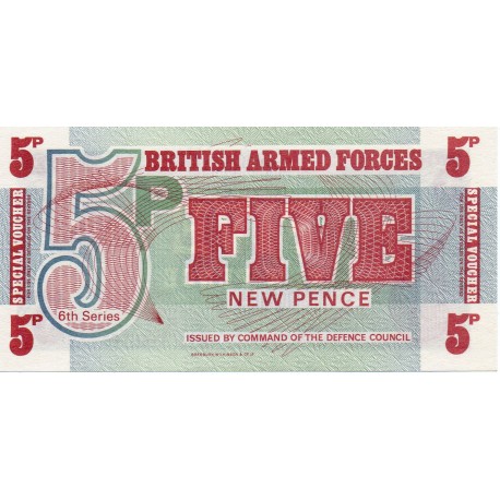 GROSSBRITANNIEN - PICK M47 - 5 NEW PENCE - ND (1972)