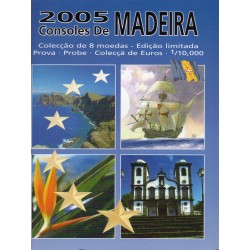 MADEIRA - EURO PROTOTYPE BOX - 8 CURRENCIES - 2005
