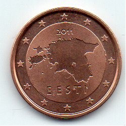 ESTONIA - KM 62 - 2 CENT 2011