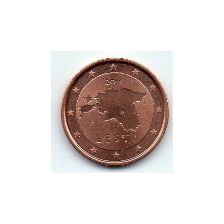 ESTONIA - KM 62 - 2 CENT 2011