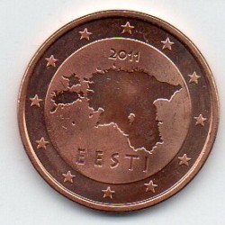 ESTONIA - KM 63 - 5 CENT 2011