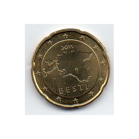 ESTONIA - KM 65 - 20 CENT 2011