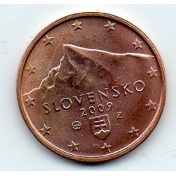 SLOVAKIA - KM 97 - 2 CENT 2009 - KRIVAN RIDGE