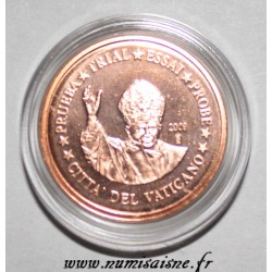 VATICAN - 1 CENT EURO 2009 - BENEDICT XVI - PROTOTYPE