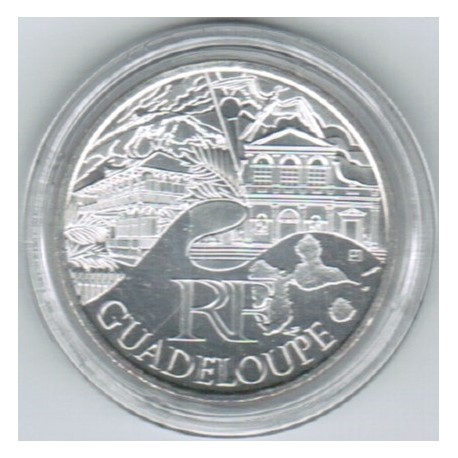 EUROS DES REGIONS - 10 EURO GUADELOUPE 2011 - SILVER