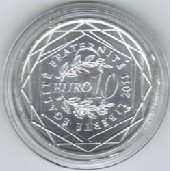 EUROS DES REGIONS - 10 EURO GUADELOUPE 2011 - SILVER