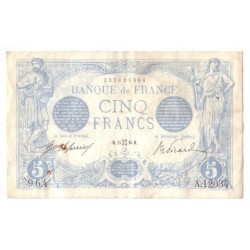 FAY 02/39 - 5 FRANCS BLEU - 24/05/1916 - GEMEAUX - ROUILLE SINON SUP - PICK 70