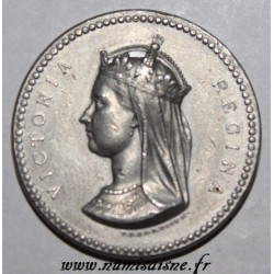 GRANDE BRETAGNE - MEDAILLE VICTORIA - 1872 - "STRUCK IN EXHIBITION"