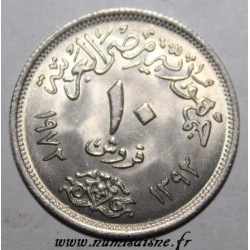 EGYPTE - KM 430 - 10 PIASTRES 1972