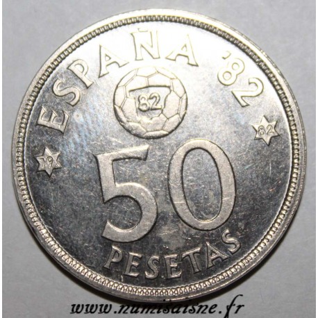 SPAIN - KM 819 - 50 PESETAS 1980 (82) - Football World Cup