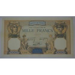 FAY 38/33 - 1000 FRANCS...