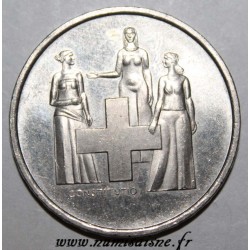 SWITZERLAND - KM 52 - 5 FRANCS 1974 - REVISION OF THE CONSTITUTION