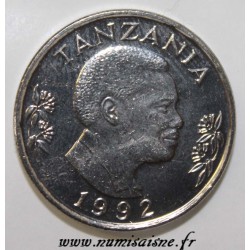 TANZANIE  - KM 22 - 1 SHILINGI 1992 - Ali Hassan Mwinyi (1985-1995)
