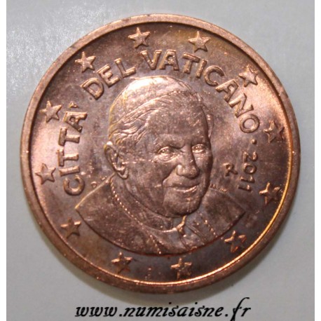 VATICAN - KM 376 - 2 CENT 2011 - BENEDICT XVI