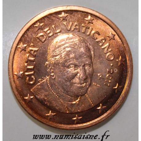 VATICAN - KM 377 - 5 CENTS 2011 - BENEDICT XVI