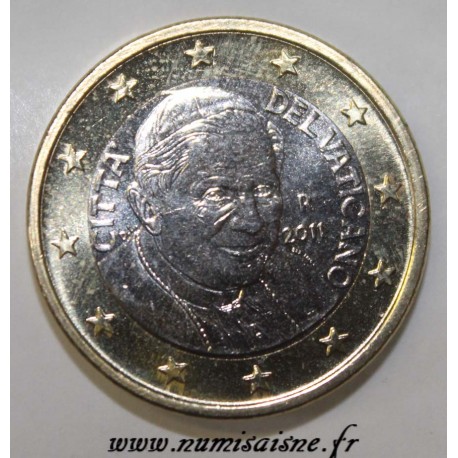 VATICAN - KM 388 - 1 EURO 2011 - POPE BENEDICT XVI