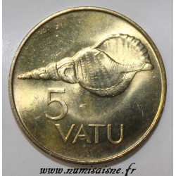 VANUATU - KM 5 - 5 VATU 1990 - Triton
