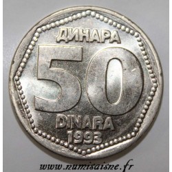 YOUGOSLAVIE - KM 158 - 50 DINARA 1993