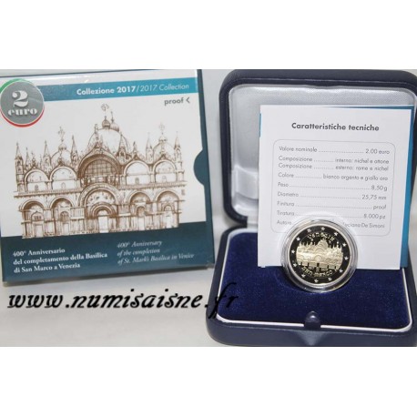 ITALIE - 2 EURO 2017 - 400th Anniversary of the Basilica of San Marco - Second Hand