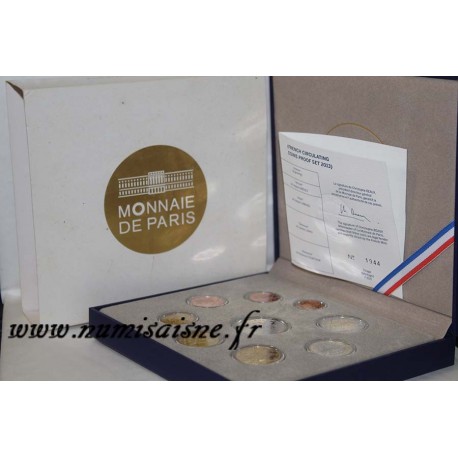 FRANCE - PROOF COIN SET EURO 2013 - 9 COINS ( 13.88 euros )