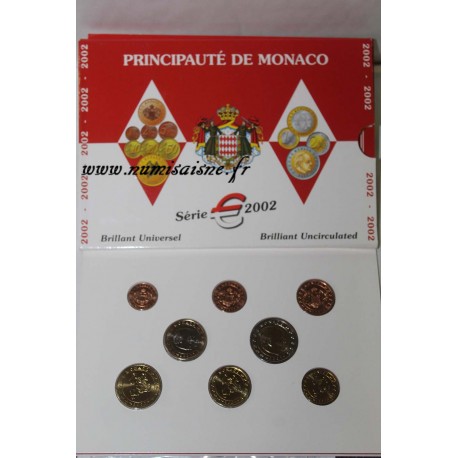 MONACO - EURO COIN SET 2002