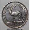 MAURITIUS - KM 37.1 - 1/2 ROUPIE 1975 - DEER