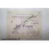 County 08 - MEZIERES BRAUX - VOUCHER OF 1 FRANC 1915 - BANK 'CAISSE D'EPARGNE' - SPECIMEN