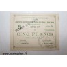 County 08 - MEZIERES BRAUX - VOUCHER OF 5 FRANCS 1915 - BANK 'CAISSE D'EPARGNE' - SPECIMEN