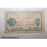 ALGERIA - ALGER - 1 FRANC 1923 - 31 Janvier - CHAMBER OF COMMERCE - D.169