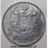 MONACO - KM 122 - 5 FRANCS 1945 - LOUIS II