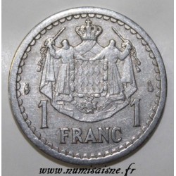 MONACO - KM 120 - 1 FRANC 1943 - UNDATED - LOUIS II