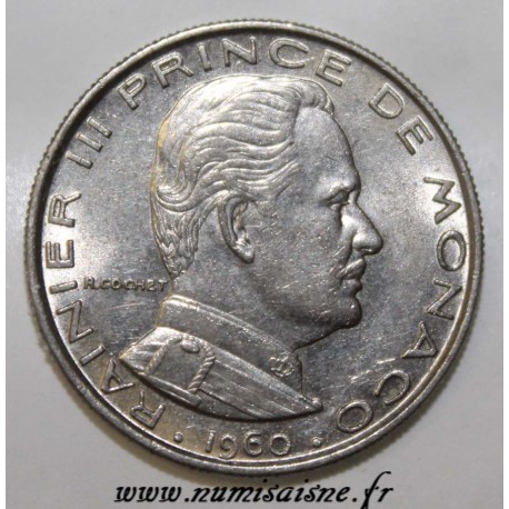 MONACO - KM 140 - 1 FRANC 1960 - RAINIER III