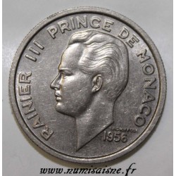 MONACO - KM 134 - 100 FRANCS 1956 - RAINIER III