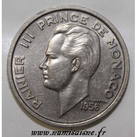 MONACO - KM 134 - 100 FRANCS 1956 - RAINIER III