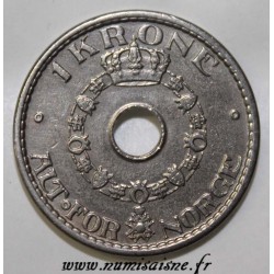 NORVEGE - KM 385 - 1 KRONE 1951 - HAAKON VII