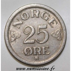 NORWAY - KM 401 - 25 ORE 1952 - HAAKON VII