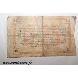 02 - LAON - BON DE 25 CENTIMES 1915 - 19.09 - SÉRIE 16
