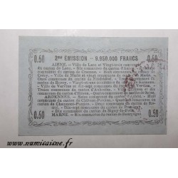 County 02 - LAON - VOUCHER OF 50 CENTIMES 1916 - 16.06