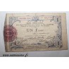 County 02 - LAON - VOUCHER OF 1 FRANC 1915 - 19.09 - SERIE 1