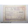 County 02 - NAUROY - VOUCHER OF 1 FRANC - UNDATED