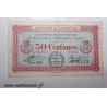 02 - MOULINS ET LAPALISSE - BON DE 50 CENTIMES 1920 - 09.01 - SERIE 295 - DV