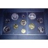 FRANCE - PROOF COIN SET FRANCS 1990 - 11 COINS