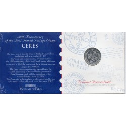 1 FRANC 1999 TYPE CERES - 150TH ANNIVERSARY OF THE FRENCH POSTAGE STAMP