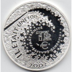 FRANCE - KM 1842 - CHILDREN'S TALES - PINOCCHIO - 1 ½ EURO 2002 - MONNAIE DE PARIS