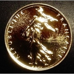 FRANCE - KM 925.1a - 1 FRANC 2000 GOLD - TYPE SOWER