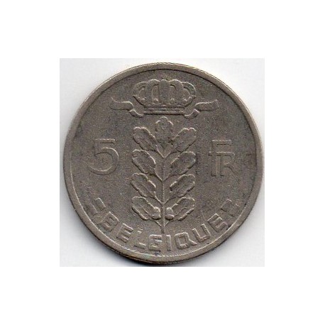 BELGIUM -  KM 134 - 5 FRANCS 1948 - CERES TYPE - FRENCH LEGEND