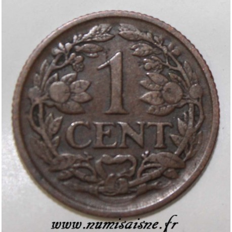 NETHERLANDS - KM 152 - 1 CENT 1919 - Wilhelmine